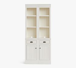 Aubrey Narrow Storage Shelf with Cabinet (36")​