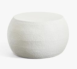 Deia Concrete Round Outdoor Coffee Table (32")