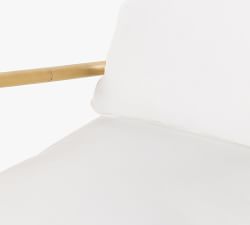 Elm Faux Rattan Single Outdoor Chaise Lounge