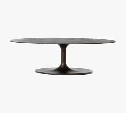 Collier Metal Oval Coffee Table (55")