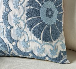 Emeraldi Embroidered Pillow Cover