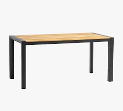 Lafayette Teak Rectangular Outdoor Dining Table (63")