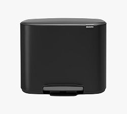 Open Box: Brabantia Bo Step Trash Can, Single Compartment, 9.5 Gallon - Black