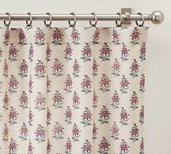 Open Box: Arnica Bhotah Floral Light Filtering Curtain, 50"W x 96"L - Multi