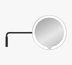 Open Box: Elario Wall Mounted LED Mirror - Black