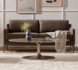 Collier Metal Oval Coffee Table (55")