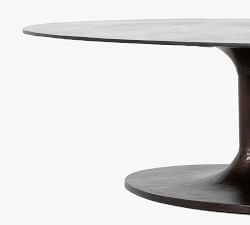 Collier Metal Oval Coffee Table (55")