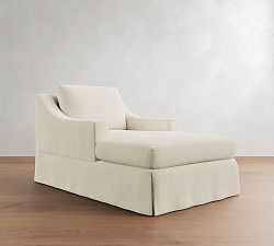 York Slope Arm Slipcovered Chaise