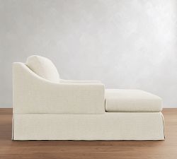 York Slope Arm Slipcovered Chaise