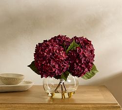 Faux Composed Hydrangea Arrangement
