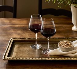 Beaded Brass Tray