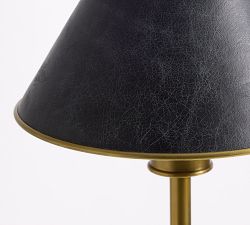 Ford Metal &amp; Leather Floor Lamp (54")