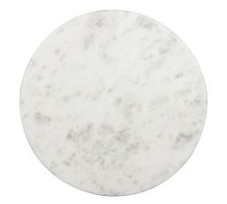 Christie Round Marble End Table (24")