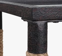 Rora Metal &amp; Glass Console Table (52")