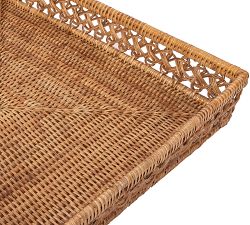 Tava Braided Rattan Square Tray