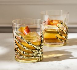 Skeleton Double Old Fashioned Glasses
