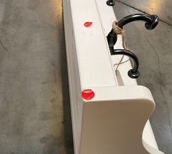 Open Box: Aubrey Modular Entryway Shelf with Hooks (45"W x 14"H) - Dutch White