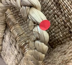 Open Box: Beachcomber Handwoven Oversized Rectangular Basket (29"W x 29"H) - Natural