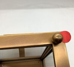 Open Box: Belvedere Metal Outdoor Double Sconce (16") - Vintage Brass