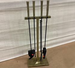 Open Box: Bodhi Fireplace Tool Set - Brass