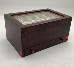 Open Box: Burlwood Jewelry Armoire