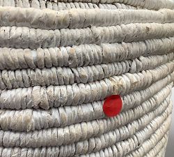 Open Box: Coil Double Hamper - Whitewash