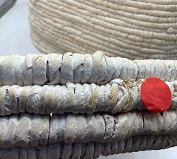 Open Box: Coil Double Hamper - Whitewash