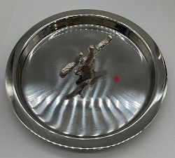 Open Box: Coral Handcrafted Ice Bucket - Antique Nickel