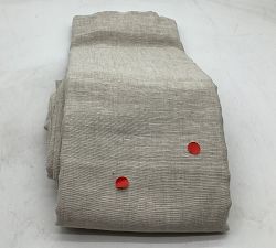Open Box: Everyday Linen Blackout Curtain (50"W x 108"L) - Flax