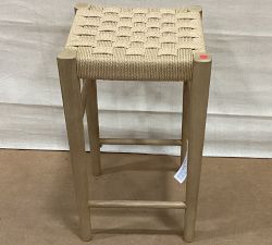 Open Box: Fenton Small Space Woven Backless Counter Stool (24") - Seadrift