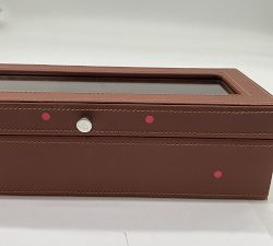 Open Box: Grant Leather Watch Box - Cognac