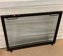 Open Box: Industrial Fireplace Screen, Small (38") - Dark Bronze