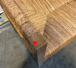 Open Box: Malibu Woven Bench (64") - Honey