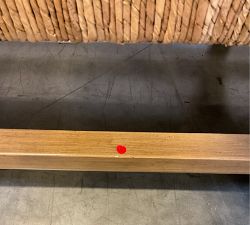 Open Box: Malibu Woven Bench (64") - Honey