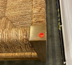 Open Box: Malibu Woven Bench (64") - Honey