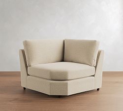 Open Box: Pearce Modern Square Arm Wedge - Performance Boucle Oatmeal