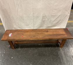 Open Box: Reed Dining Bench (68"W x 15"D) - Antique Umber