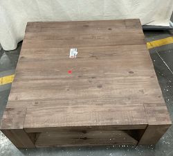 Open Box: Rockport Square Reclaimed Wood Coffee Table (44") - Cocoa Brown