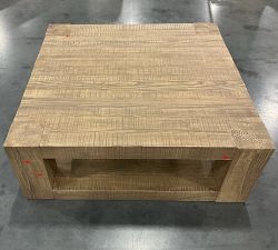 Open Box: Rockport Square Reclaimed Wood Coffee Table (44") - Sierra
