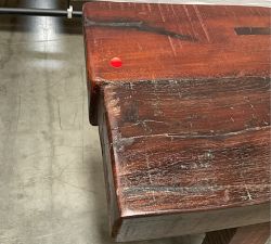 Open Box: Rustic Reclaimed Wood Bench (60") - Weavers Brown