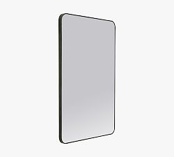 Open Box: Slim Profile Rounded Edge Mirror - Silver