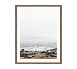 Open Box: Stoney Shores by Tara Hogan (37.5" x 47.5") - Walnut Woodgrain