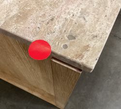 Open Box: Travertine Media Console (70") - Fog