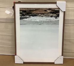 Open Box: Wave Wash Dune by Tara Hogan (37.5"W x 47.5"H) - Walnut Woodgrain