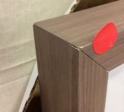 Open Box: Wave Wash Dune by Tara Hogan (37.5"W x 47.5"H) - Walnut Woodgrain