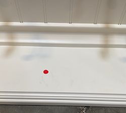 Open Box: Aubrey Modular Entryway Shelf with Hooks (45"W x 14"H) - Dutch White