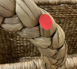 Open Box: Beachcomber Handwoven Oversized Rectangular Basket (29"W x 29"H) - Natural