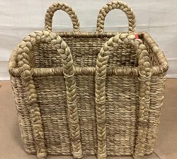 Open Box: Beachcomber Handwoven Oversized Rectangular Basket (29"W x 29"H) - Natural