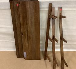 Open Box: Cayman Tiered Wall Shelf, Wide (36") - Antique Umber