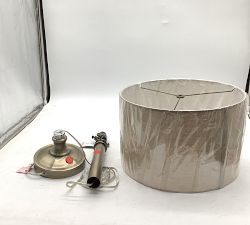 Open Box: Fig Iron Adjustable Table Lamp (28") - Antique Brass